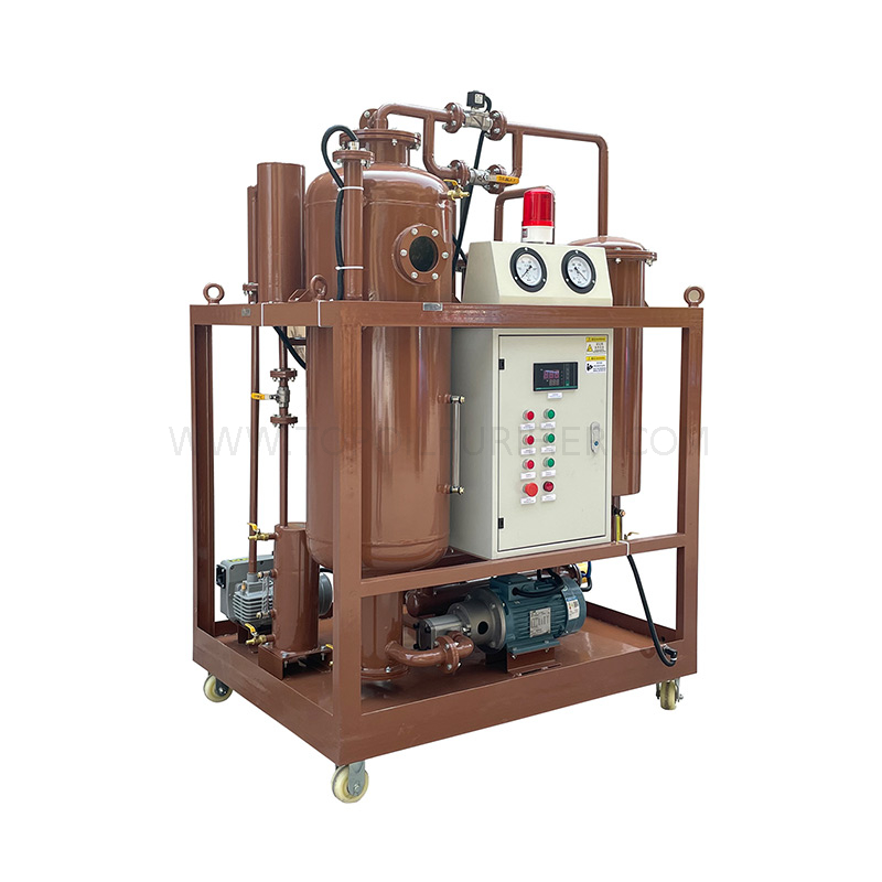 Machine de purification d'huile de turbine TY